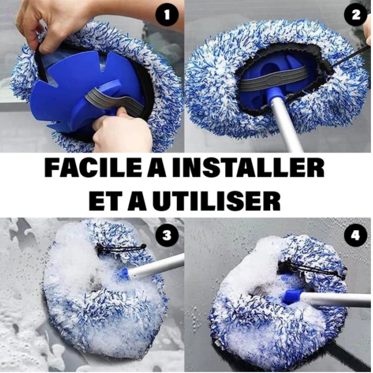 Gant de Protection pour Brosse de Lavage